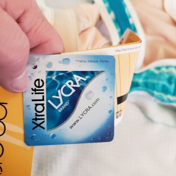 Athleta XtraLife Meryl Actisystem Ultraviolet Protection Swim Top M Tennis - Picture 5 of 12